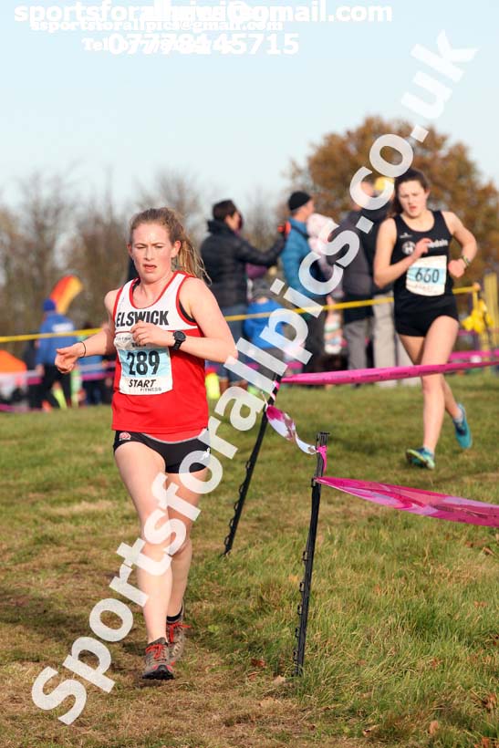 Womens under-17s and under-20s 2017 Start Fitness North Eastern Harrier League, Aykley Heads, Durham. Photo:  David T. Hewitson/Sports for All Pics